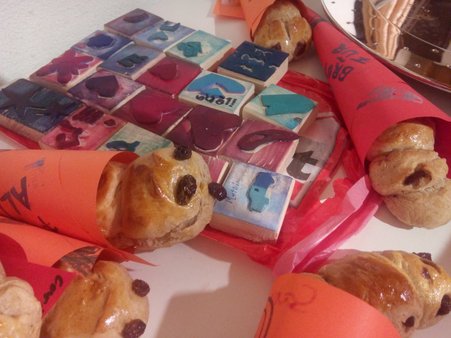 KinderTreff vom März 2015 ... Raupengabe!